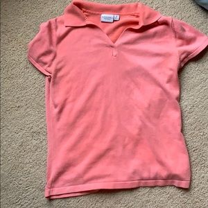 women’s indie pink polo shirt